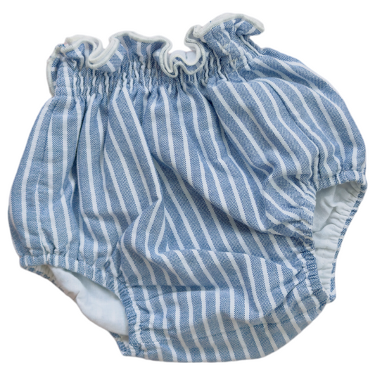 EVE children bloomers | Size: 3-6 months | EUC | blue and white stripes