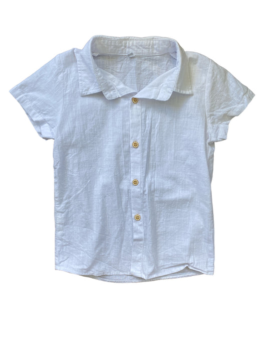 White linen shirt | Size: 3 years