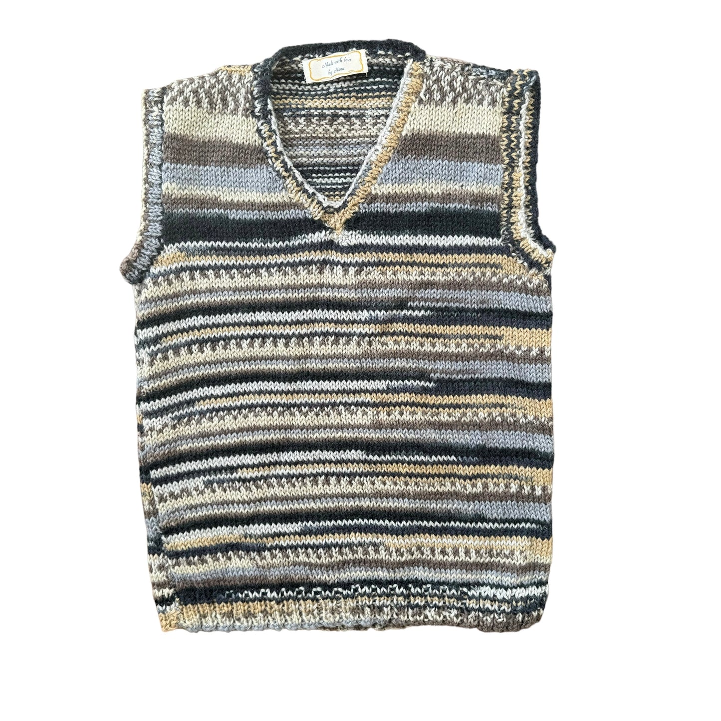 Hand-knitted Vest | Size: 3 - 5 years | EUC